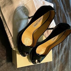 Jimmy Choo Crown Patent Leather 38.5